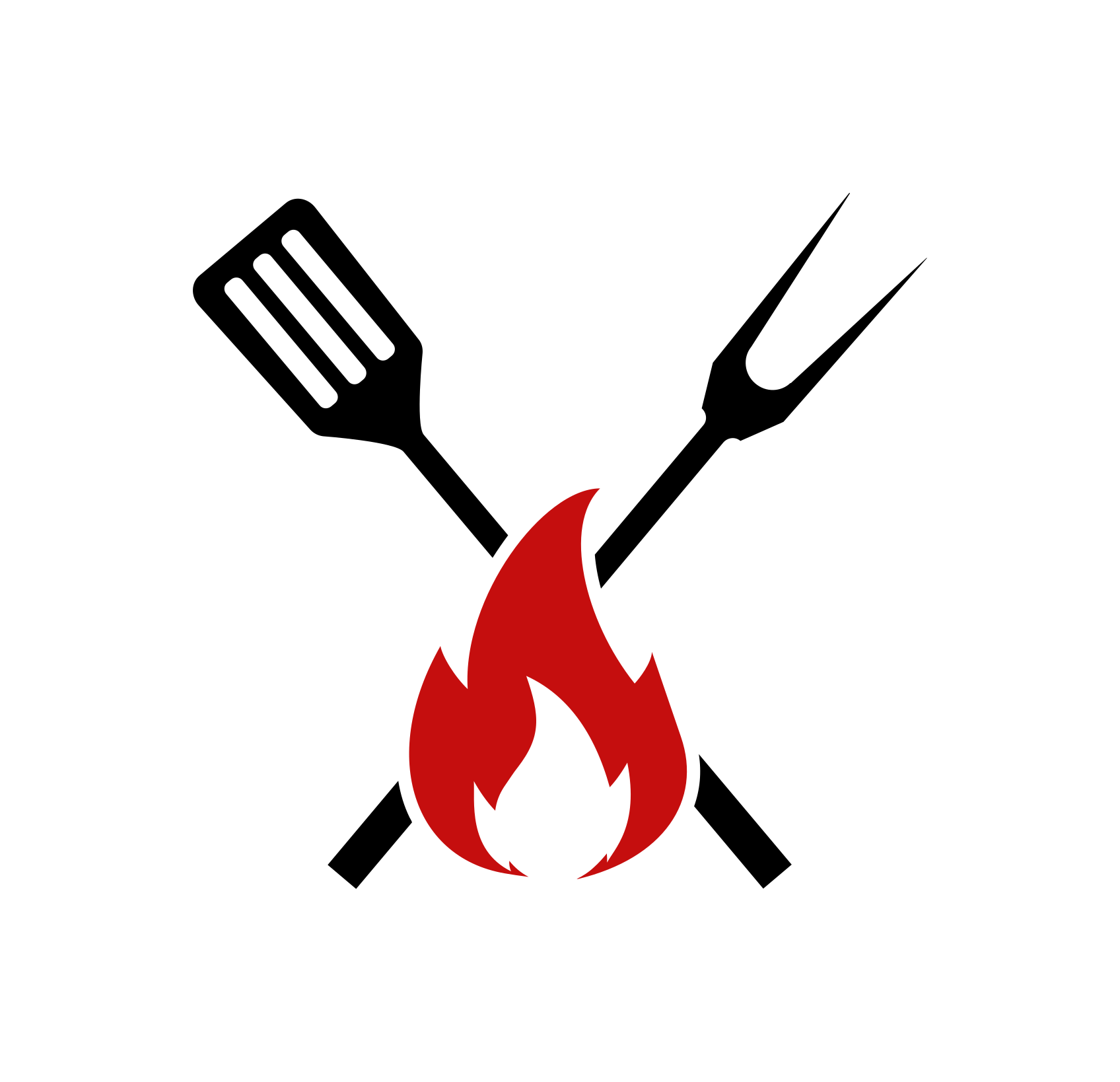 Smoke & Serve flame mark